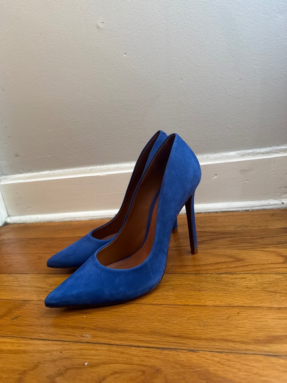 Royal Blue Schutz Stiletto Heels